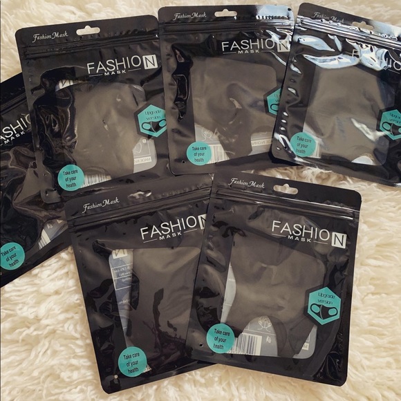 Accessories - 6 for $30 BLACK MASKS